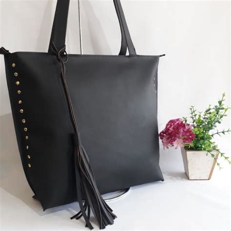 bolsas grandes femininas baratas preta com divisora|Bolsas Femininas Grandes: Promoções .